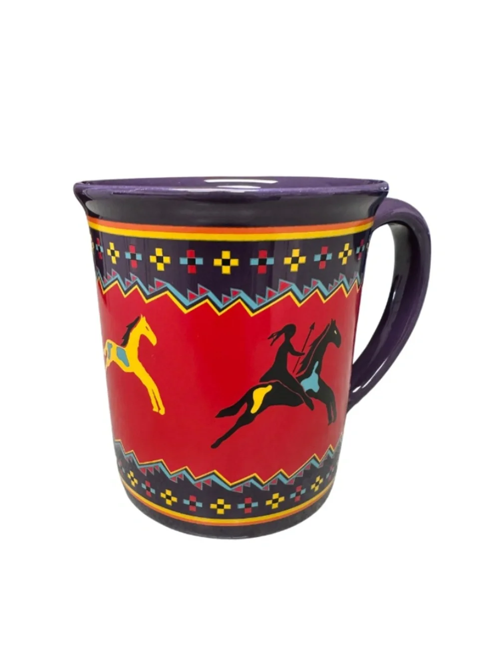 Pendleton Woolen Mills Southwestern Horse Mug Stoneware Coffee Cup